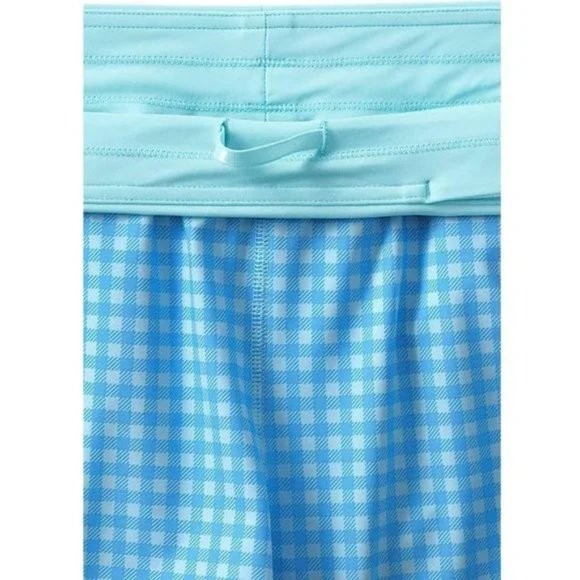 Women's Plus Size Quick Dry Elastic Waist Active Board Skort Swim Skirt - Picture 4 of 4